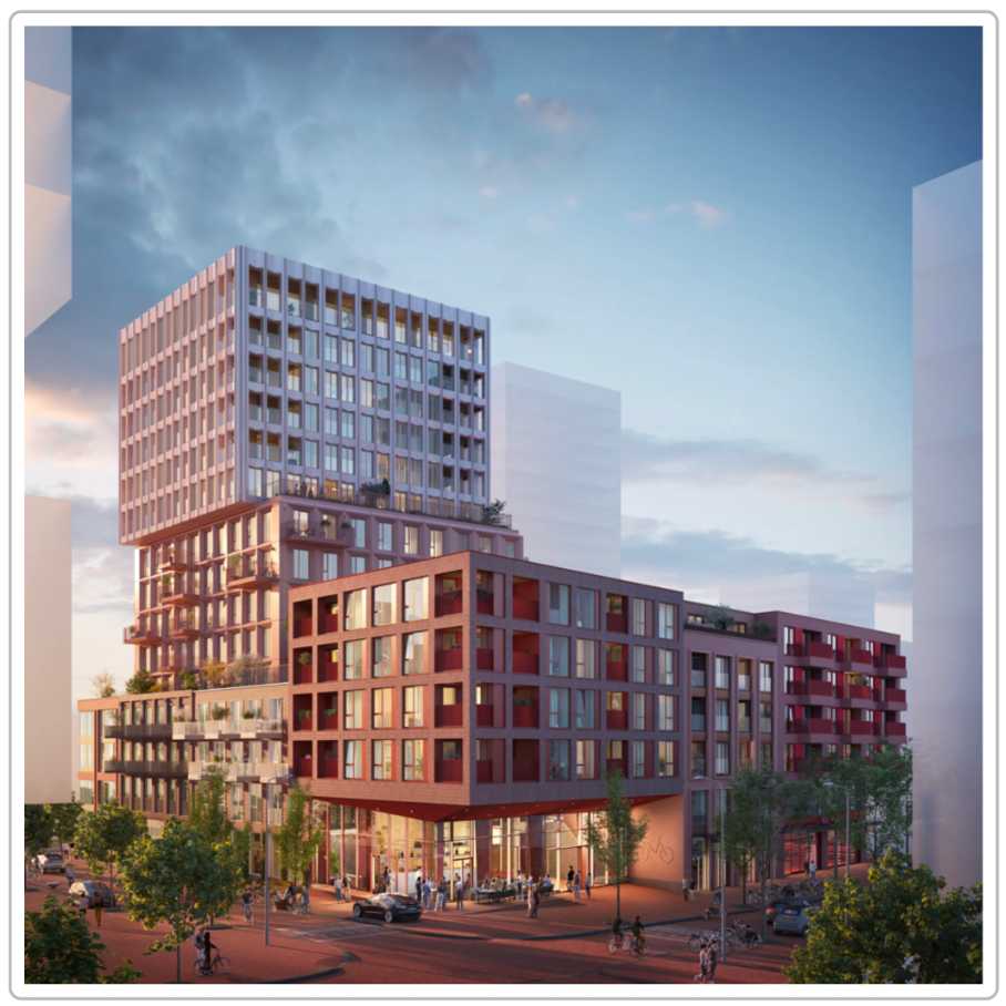 Rax Finance financiert nieuwbouwproject Patchwork (122 woningen) in Sluisbuurt Amsterdam