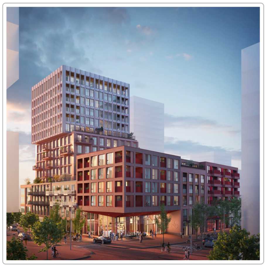 Rax Finance financiert nieuwbouwproject Patchwork (122 woningen) in Sluisbuurt Amsterdam